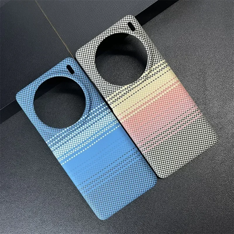 For VIVO X200 Pro Case Hard PC carbon fibre grain Slim Protective Back Cover Cases For VIVO X100S X200Pro Mini X100Ultra Shell