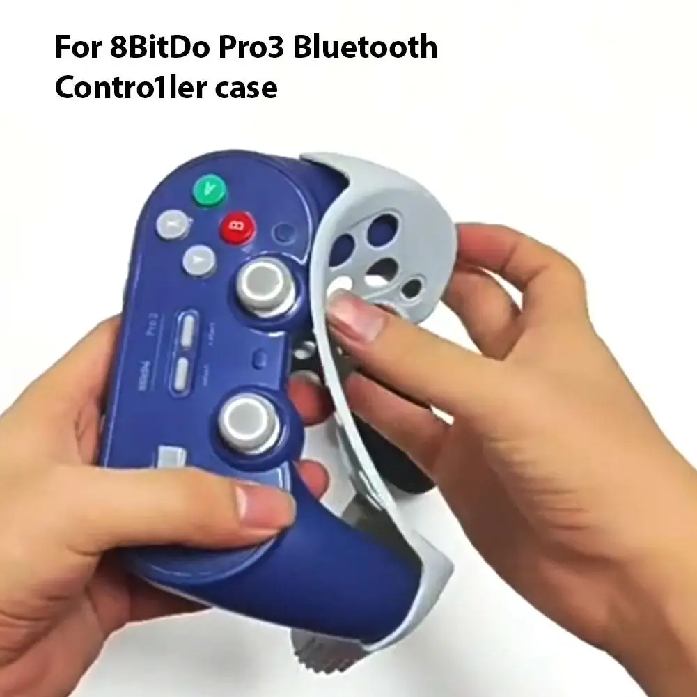 Protective Case for 8BitDo Pro 3 Bluetooth Controller, Full Cover Shell for Wireless Gamepad, Shockproof Anti-Scratch Cover R7R8
