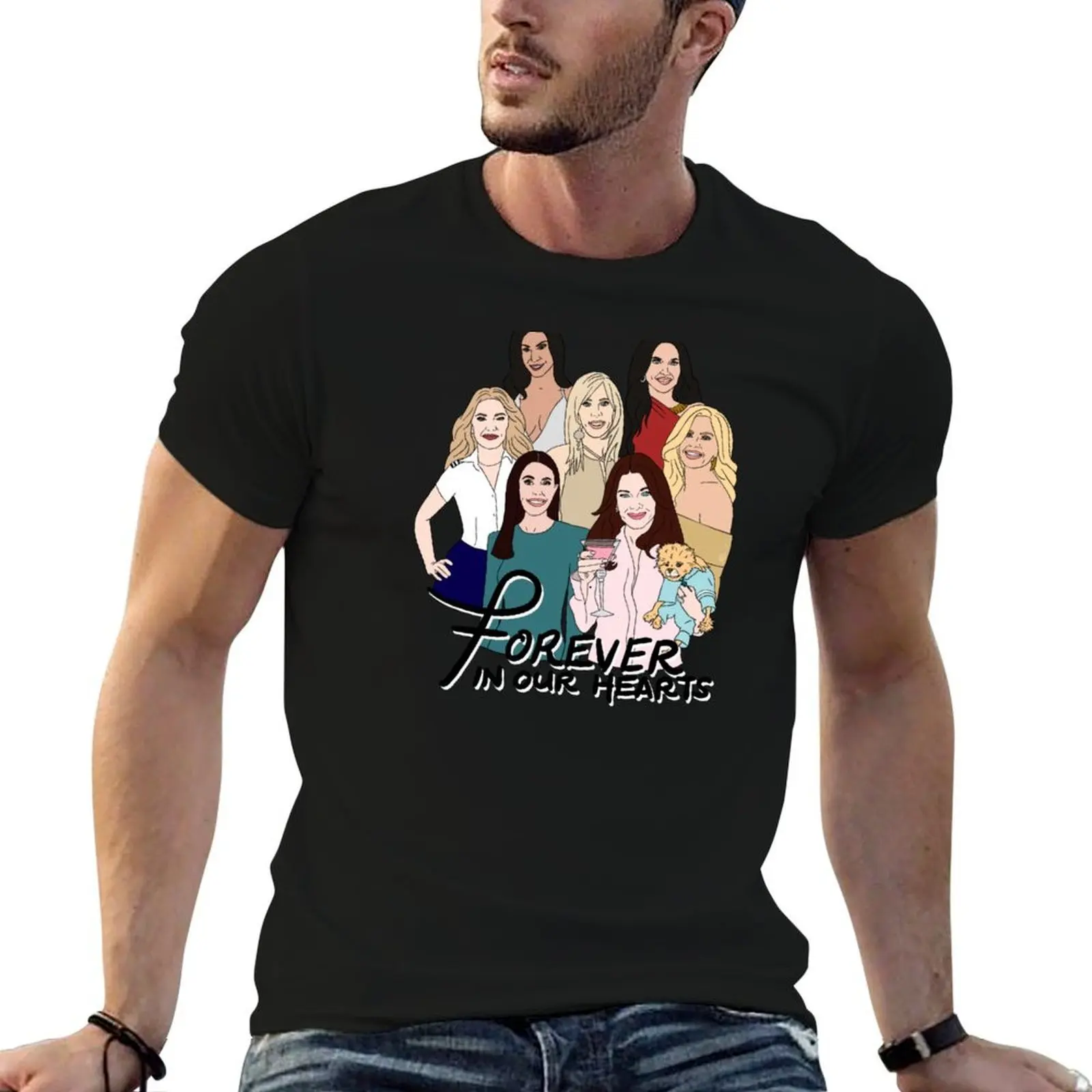 

Retired Housewives T-Shirt t shirts with prints man t shirts high quality luxury brand T-Shirt