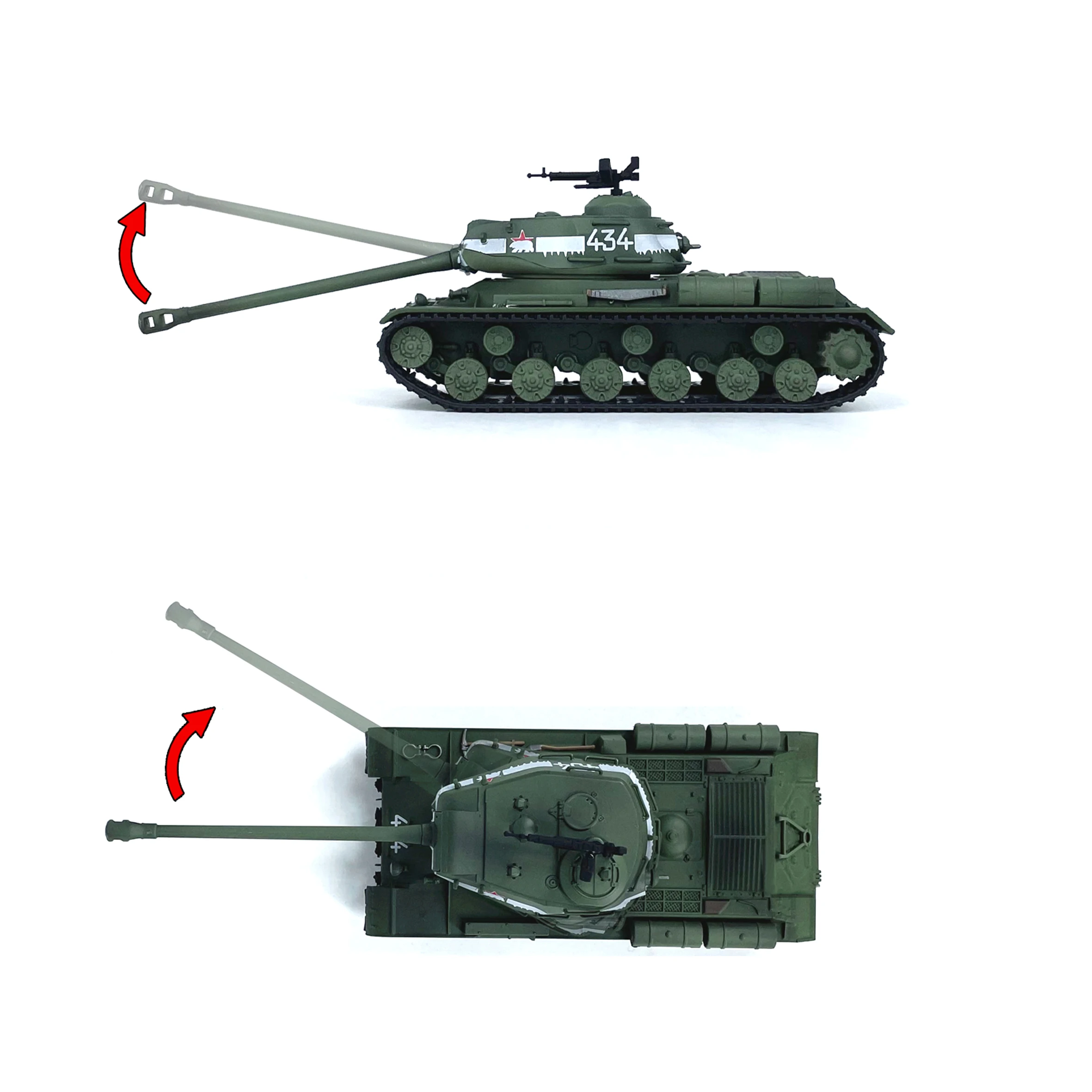 1: 72 Soviet IS-2 Heavy Tank Model Berlin Battle 1945 Static Collection Model of Alloy Finished Products