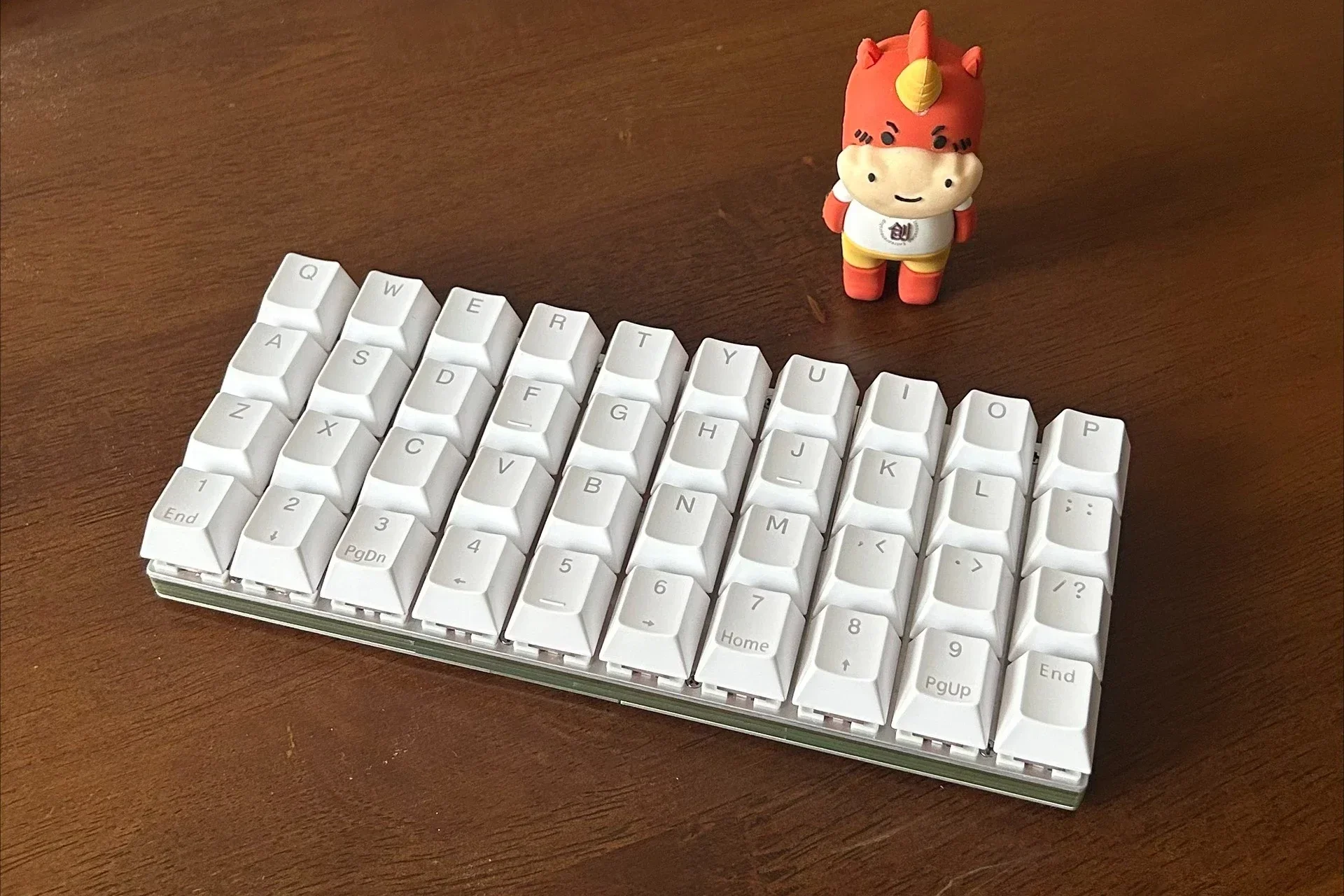

P40 Wired Keyboard Custom 40keys RGB Inline Office Retro Industrial Mechanical Keyboard Simple VIA/VIAL QMK Ergonomic Keyboard