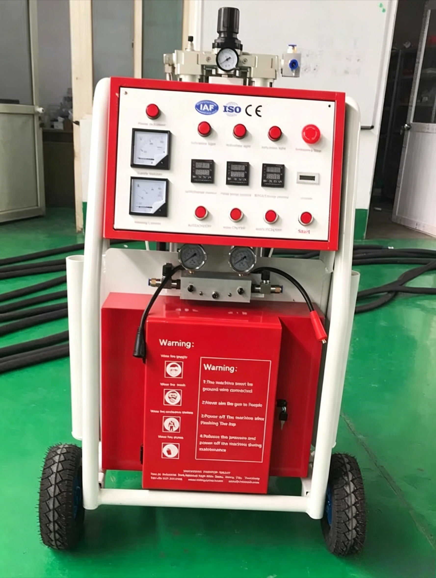 Hot Sale Pneumatic Drive PU Polyurethane Insulation Spray Machine CE Two Component Polyurethane Foaming Machine for Sale