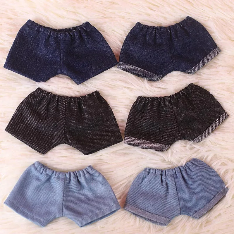 10/15/20cm Cotton Doll Clothes Dolls Accessories Shorts and Jeans Beautiful Exquisite Brithday Gift for Best Friend or Children