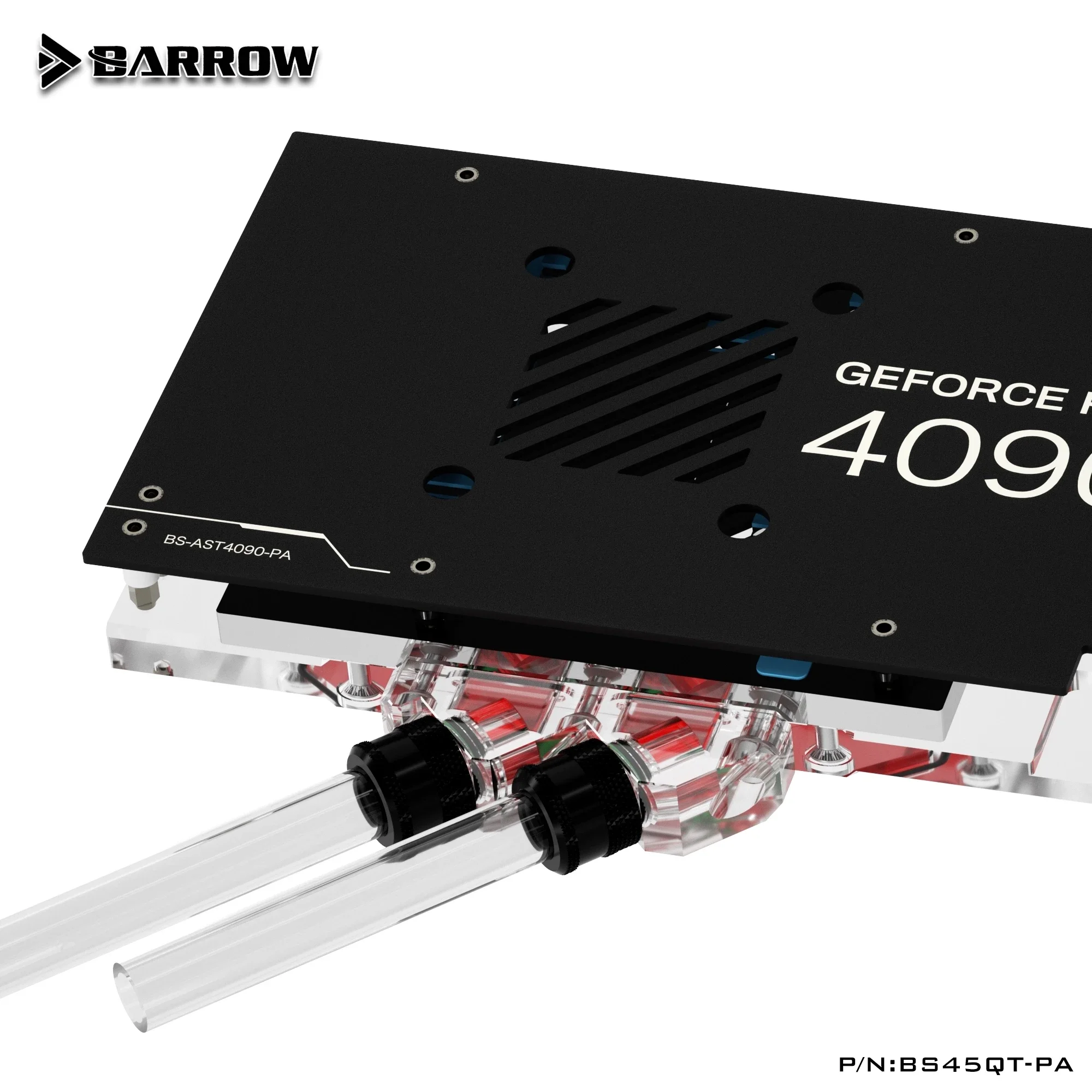 Barrow ขั้วต่อทั่วไป45 ° สำหรับ GPU Water BLOCK Bridge MODULE BS45QT-PA G1/4 PC ท่อต่ออาคารระบายความร้อนด้วยของเหลว