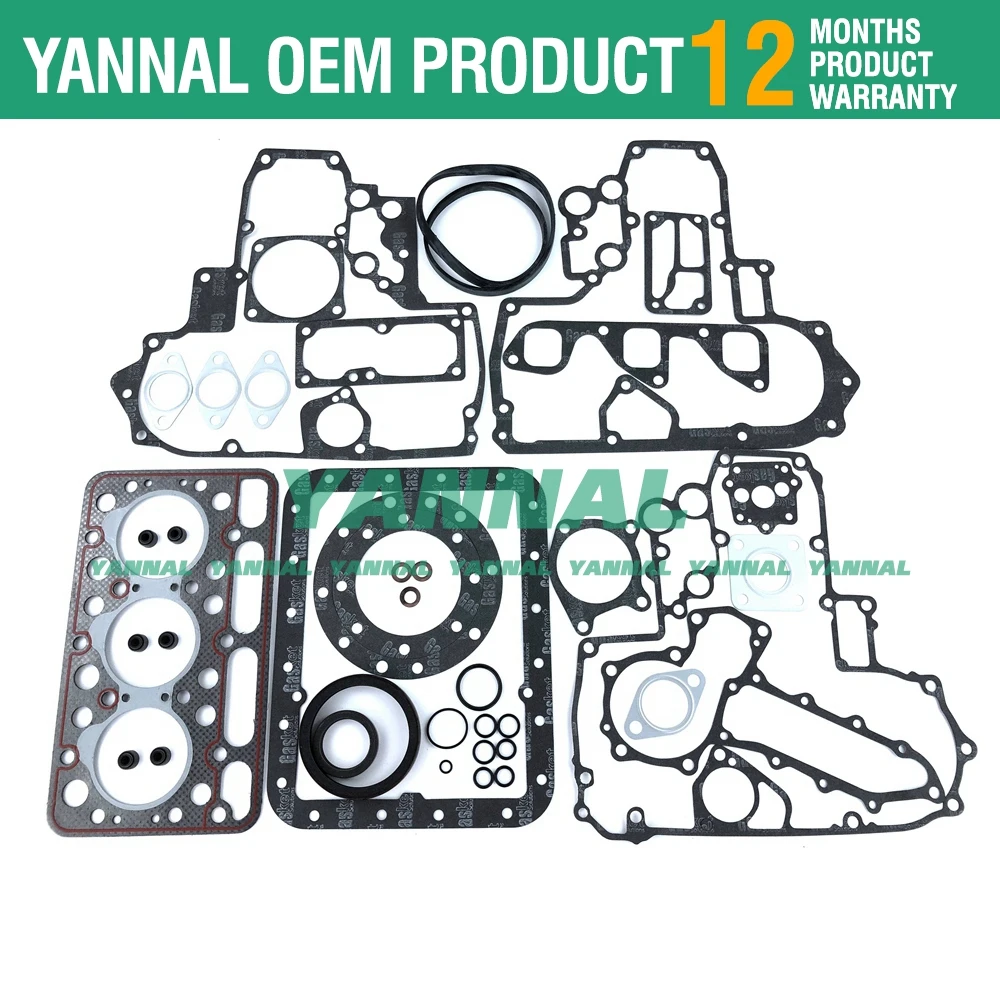 For Kubota D1101 Full Overhaul Gasket Kit Fit L245 L2201 Tractor Engine