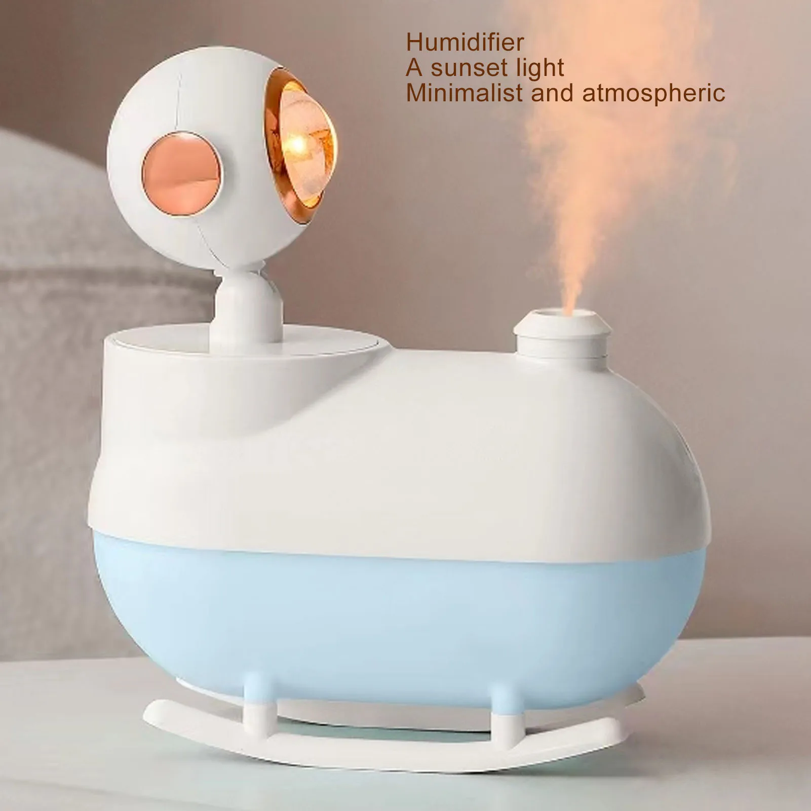 

Air Humidifier Essential Oil Humidifier Mini Air Humidifier Quiet Portable Multifunctional Aroma Humidifier for Study Dorm 300ml