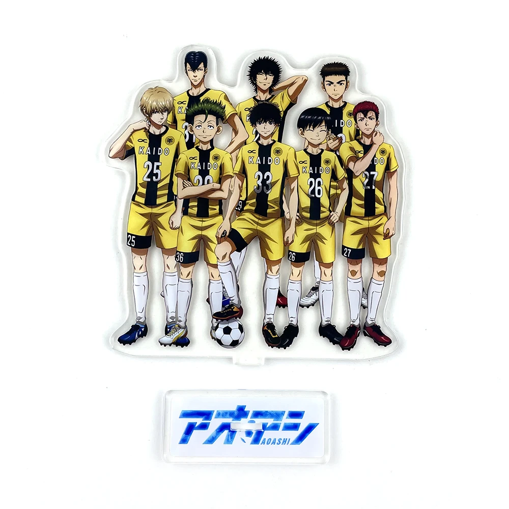 Ao Ashi group Ashito Tatsuya Nagisa Eisaku Keiji Jun Haruhisa Soichirou acrylic standee figurines desk decoration cake topper