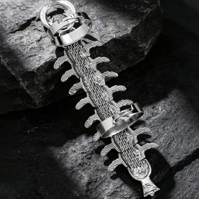 2026 New Alternative Fashion Ring Dark Gothic Stainless Steel Edgy Unisex Accessory Finger Accessories