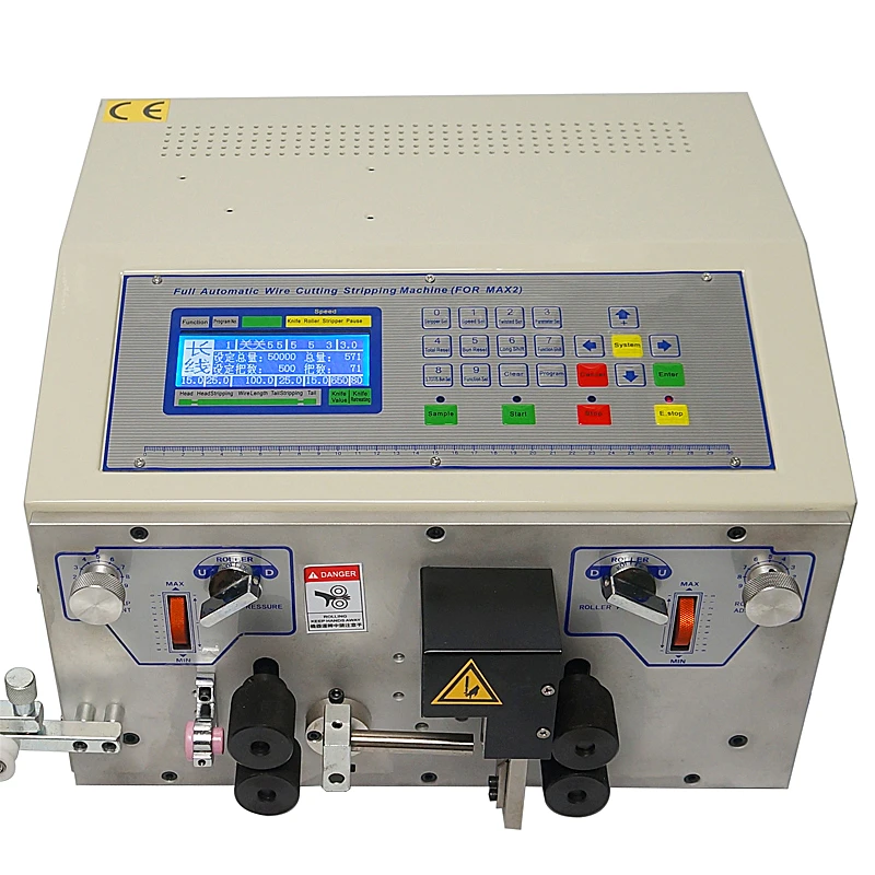 

SWT508MAX Automatic Wire Stripper Machine and Peeling Machine SWT-508MAX 4 Wheels Wire Cutting Stripping From 0.1 to 13mm 500W