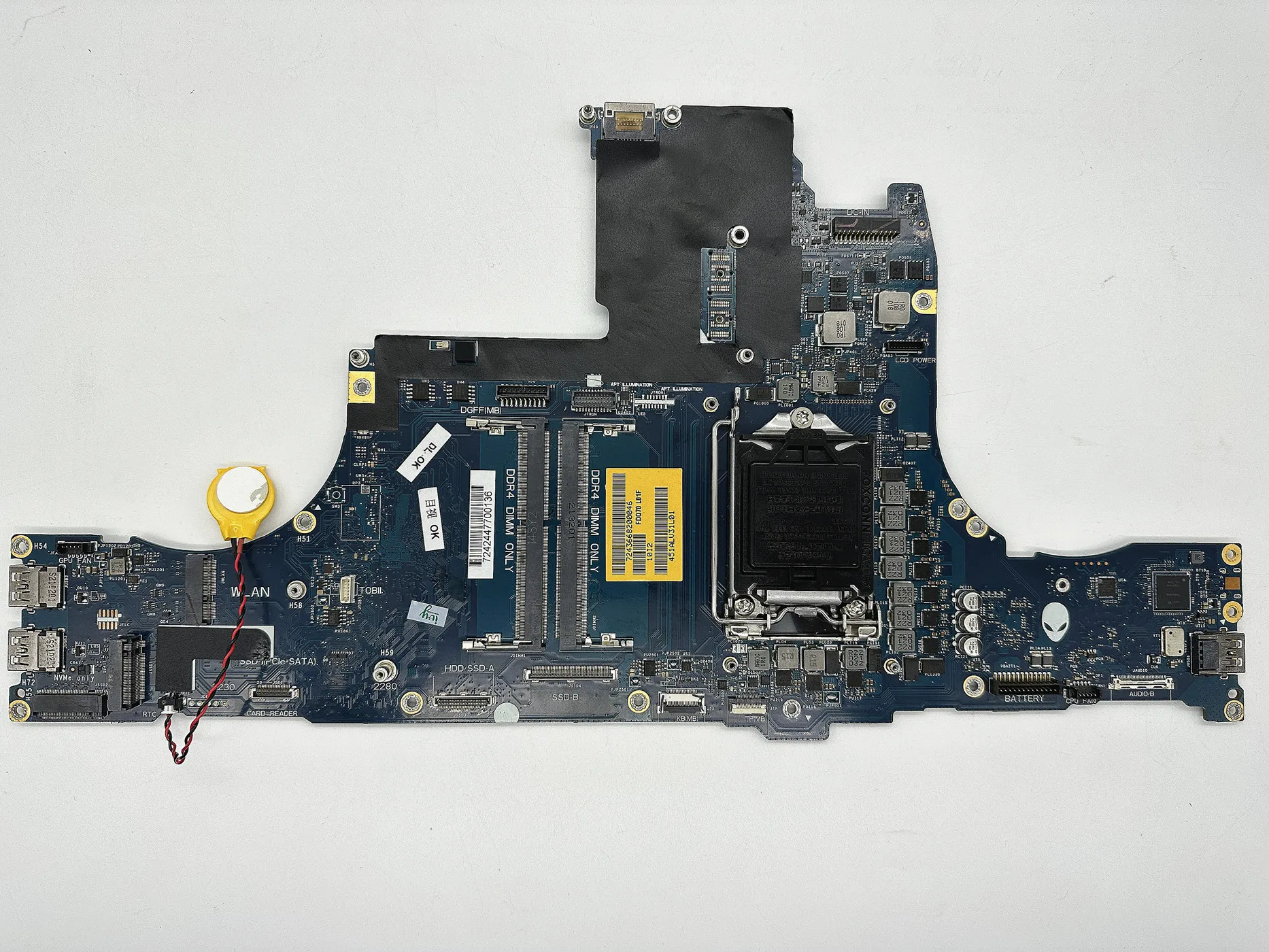 

New for Dell, Alienware 51M R1 R2 main board FDQ70 LA-J012P