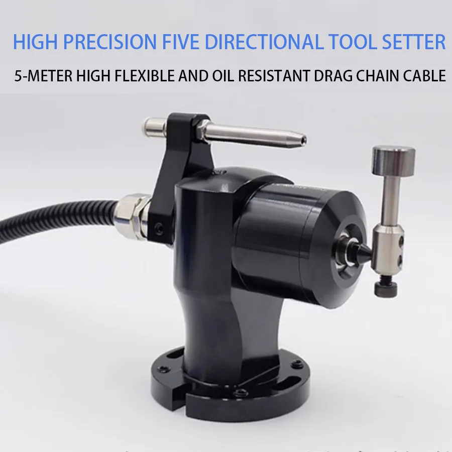 Five-direction tool setting instrument. Multi-direction tool setter. Tool breakage detection for CNC machine tools.MS27R