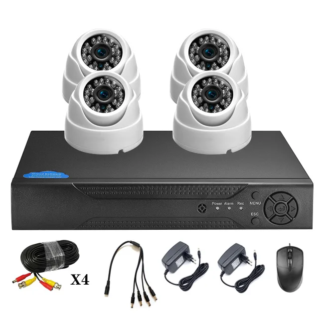 Imagem -04 - Szkam 5mp Ultra hd 4ch Ahd Dvr Dome Cctv Câmera Sistema de Segurança ao ar Livre ir Visão Noturna Remoto à Prova Impermeável Água Vigilância Vídeo