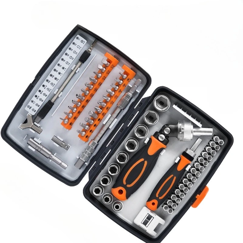

68-In-1 ratchet screwdriver set, home repair glasses, mobile phone telecommunications, computer disassembly, full set of CRV