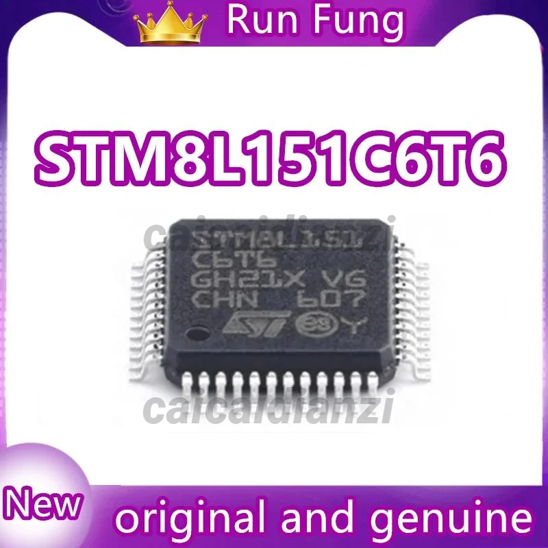 STM8L151C6T6 STM8L151C6 STM8L151C STM8L151 C6T6 STM8L STM8 LQFP-48 In Stock New Original1pcs/lot