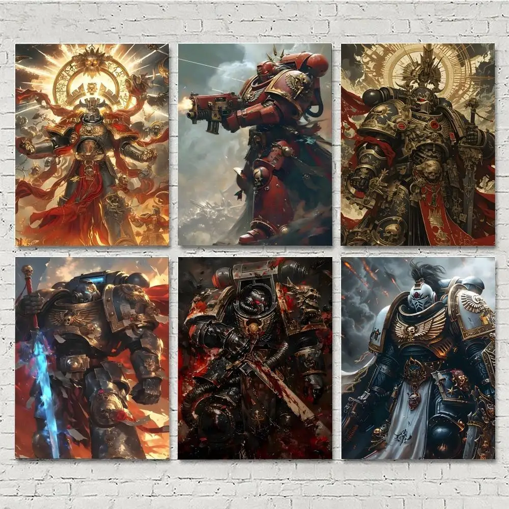 Hot Game W-WarhammerS Posters HD Print Vintage Wall Art Decor for Home Study Room