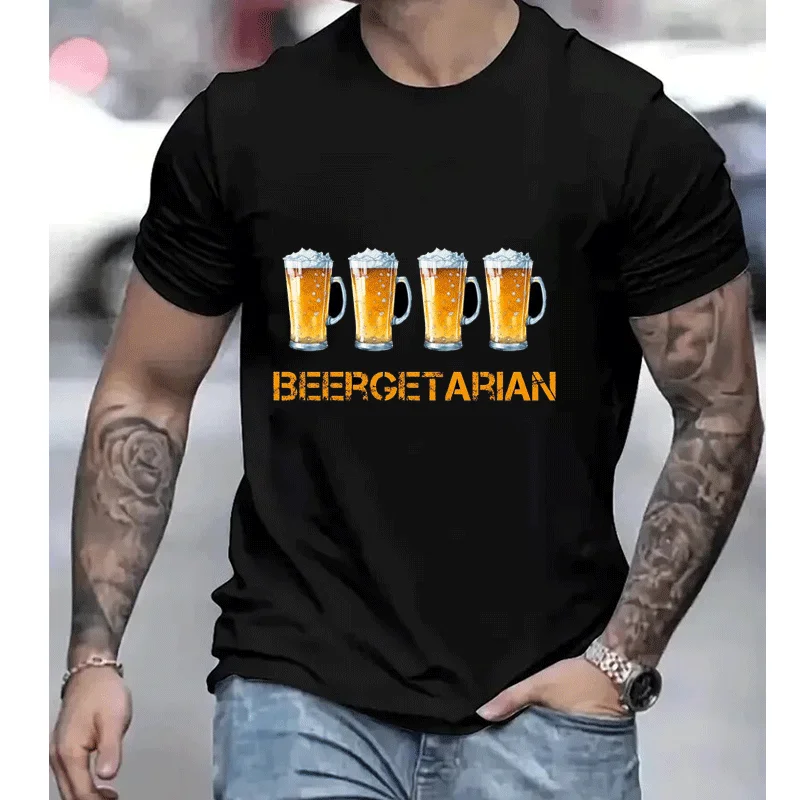 Oktoberfest Men Tshirt Difference Between I'M NOT ORUNKI'MJUSTHAPPY Letter Tees New Arrival Cotton Print T-Shirt Funny Saying