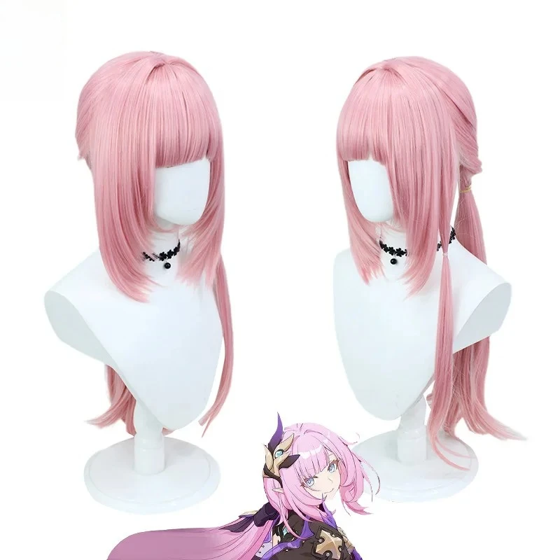 

Honkai Impact 3rd Elysia Cosplay Wig - Truth-Sentience Herrscher Pink Wig with Simulated Scalp Anime Character Cos Hair