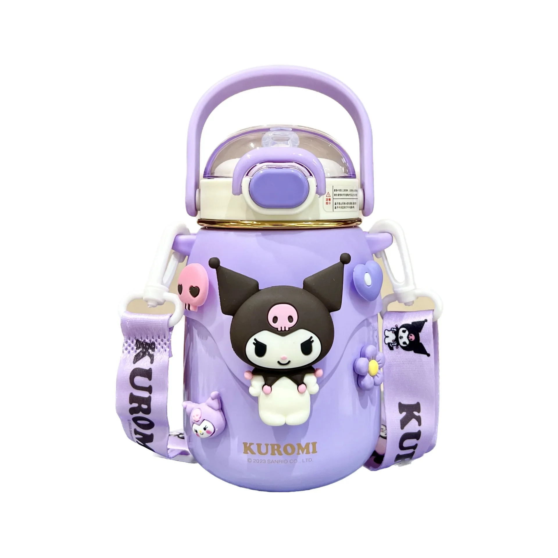 Melody Sanrio Kuromi Cute Girl Children 316 Stainless Steel Insulated Water Bottle Student Cinamoroll Kawaii Vacuum Cup Thermos