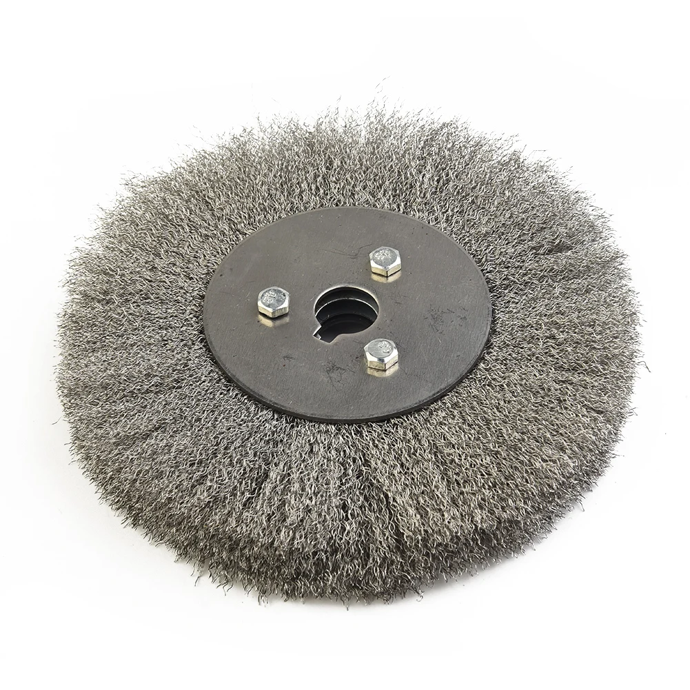 1pc ワイヤーホイールブラシ 3 ''-12 '' ガジェットグラインダー錆ステンレス鋼ツールアクセサリー圧着クリーニングベンチ実用