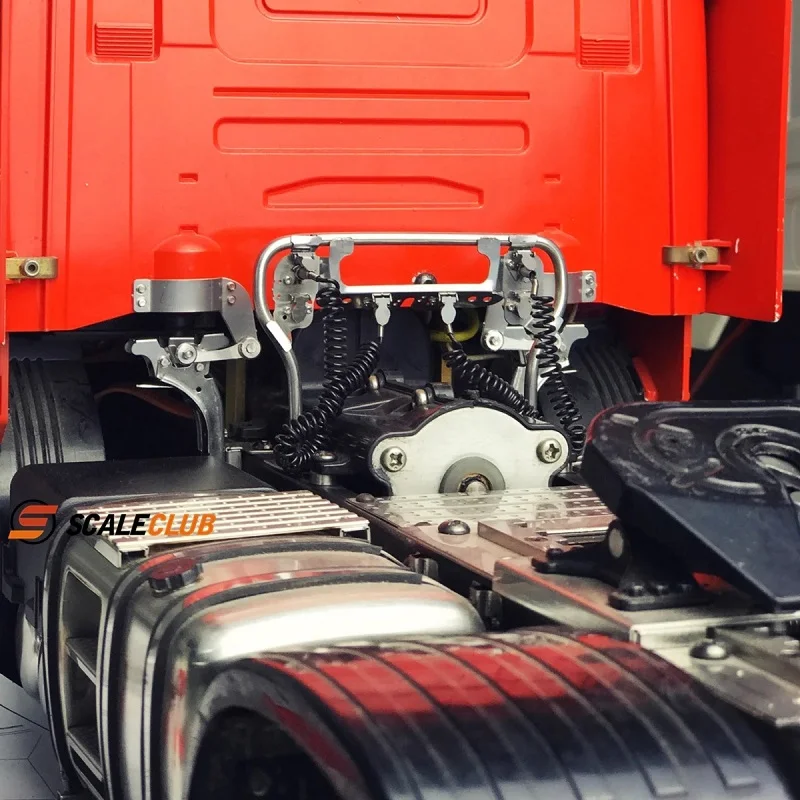 Scaleclub Modello 1/14 Trascina Testa Fango Aggiornamento Speciale Simulazione Fibbia In Metallo Per Tamiya Scania Per 770S MAN RC Rimorchio