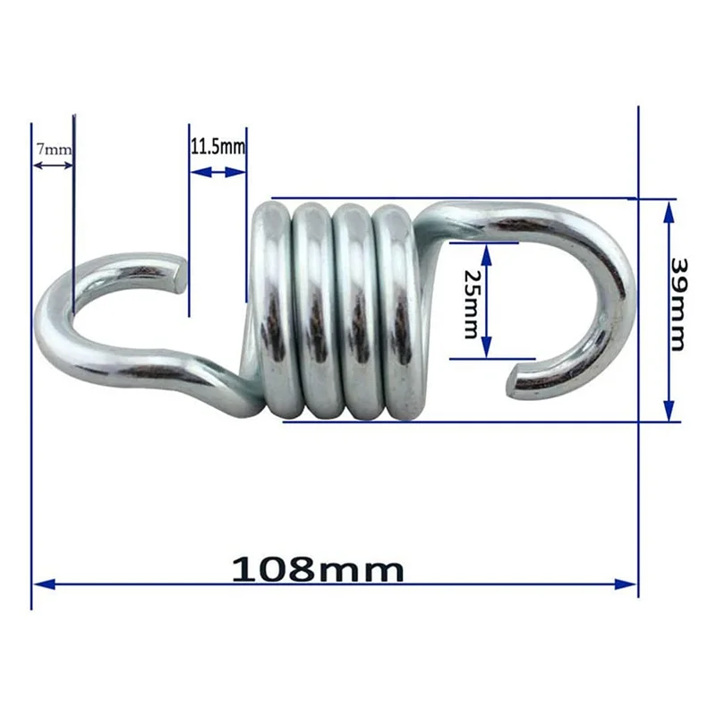ABKP-4Pcs 700lbs capacidade de peso cadeira de rede primavera ganchos de suspensão resistentes para balanços de varanda cadeiras de rede suspensas