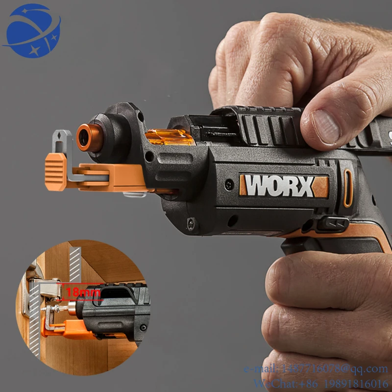 YYHC Worx 4V SD SLIDE DRIVER WX255.4 Mini Electrical Screwdriver Sets Cordless Screwdrivers USB Handhled Electric Drill Tools