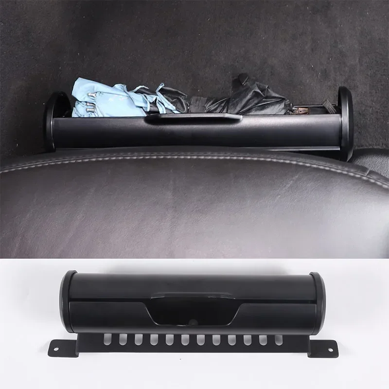 Car Passenger Seat Umbrella Storage Bucket Black Plastic Holder For Chevrolet Corvette C6 2005-2013 Accessories