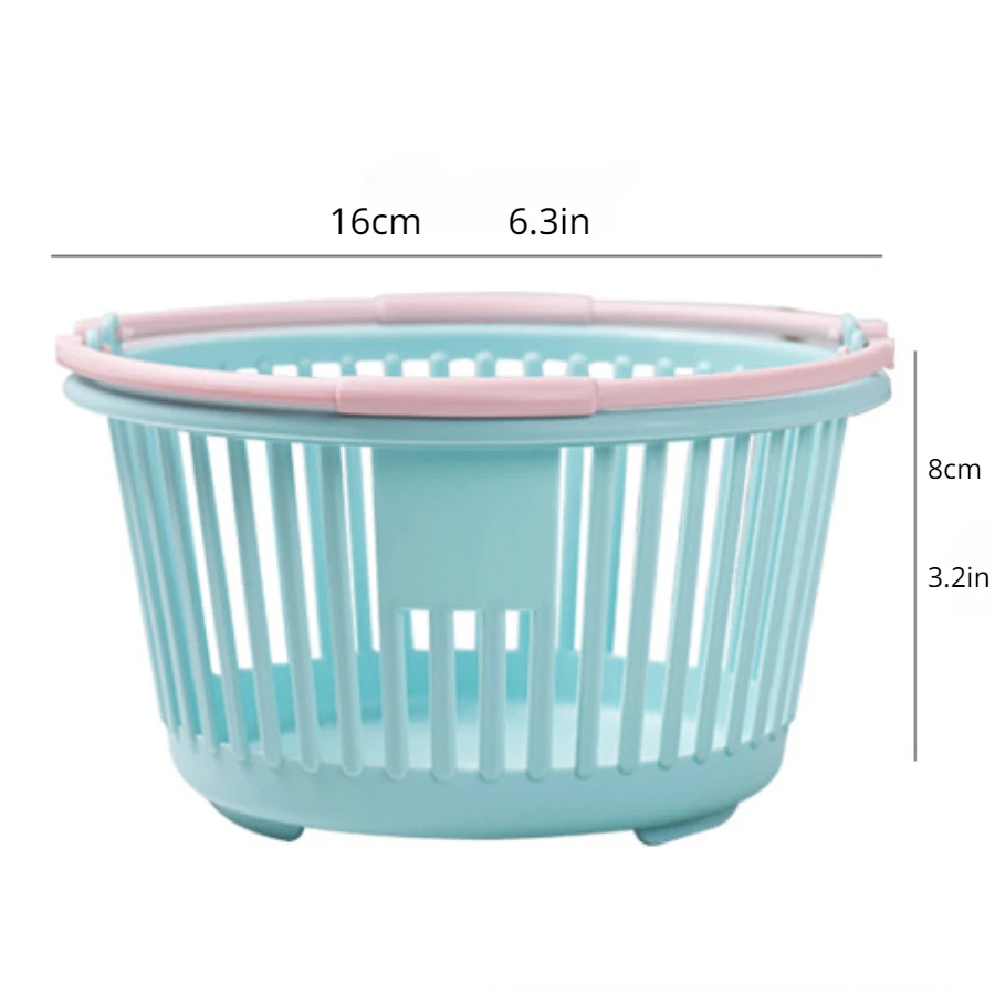 mini  round basket with handle