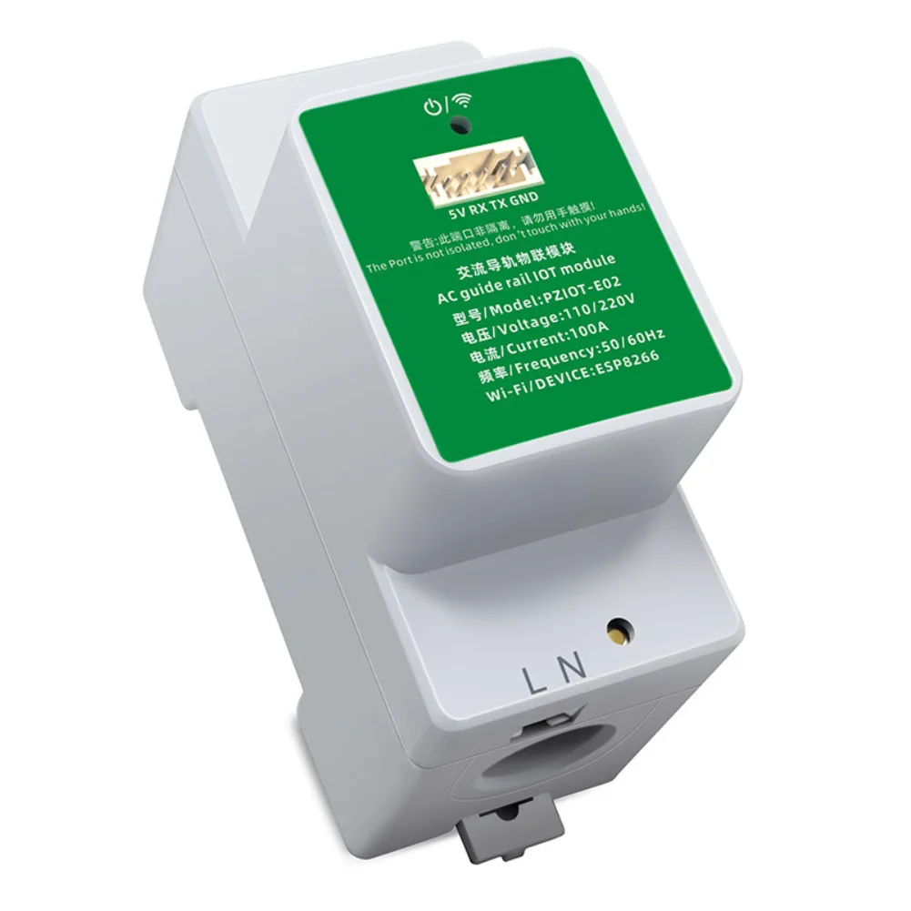 WiFi Electric Energy Meter Module PZIOT E02 Single Phase with Ampere Measurement and Open Source Firmware Support