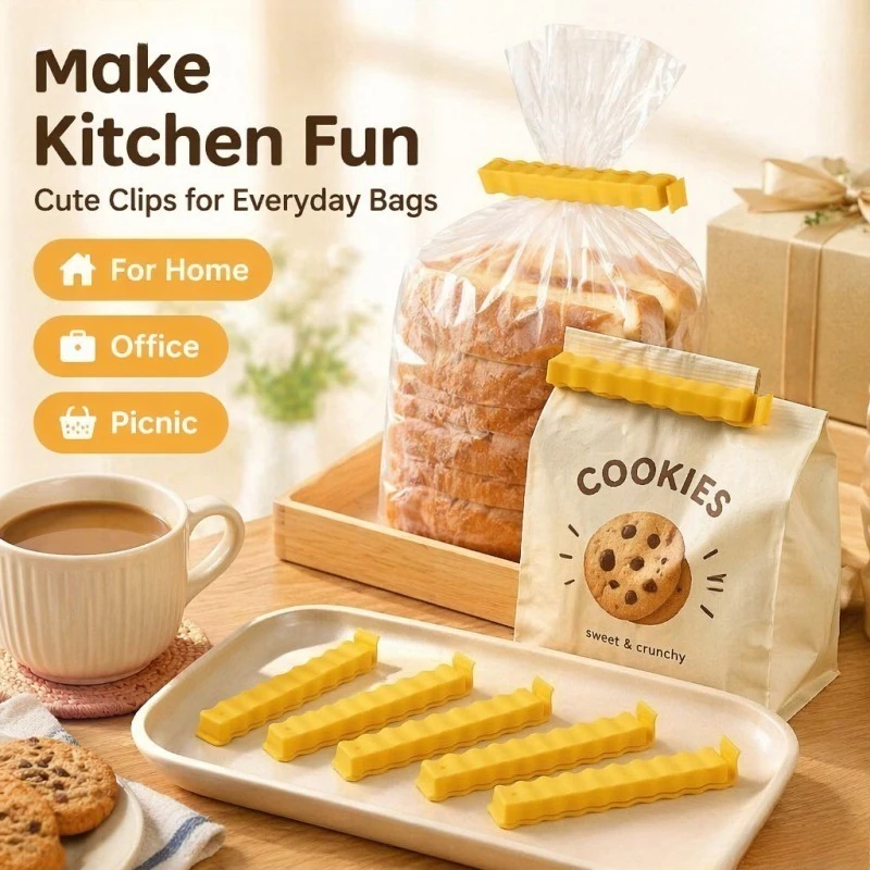Food Snacks Chips - 12Pcs 프렌치 프라이 모양의 식품 밀봉
