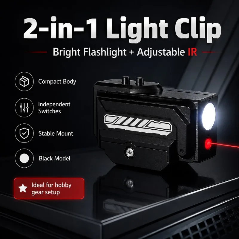 Universal 20mm Rail Lower Install Frame Smooth Surface Auxiliary Lamp Support Hobby Display Accessories