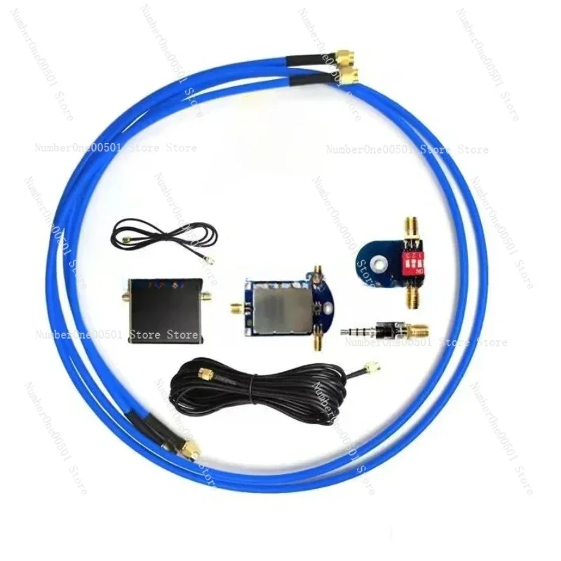 HFDY Loop Wideband Active Small Magnetic Loop Antenna HF Short Wave AM FM VHF UHF For SDR Receiver Radio Tescun Malahiteam