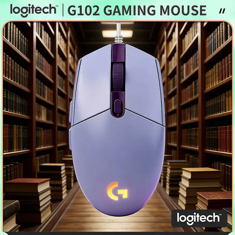 

Logitech G102 Wired Gaming Mouse, 8x Faster Response, RGB Sync, 6 Programmable Buttons, Ergonomic Grip for Long Gaming Sessions