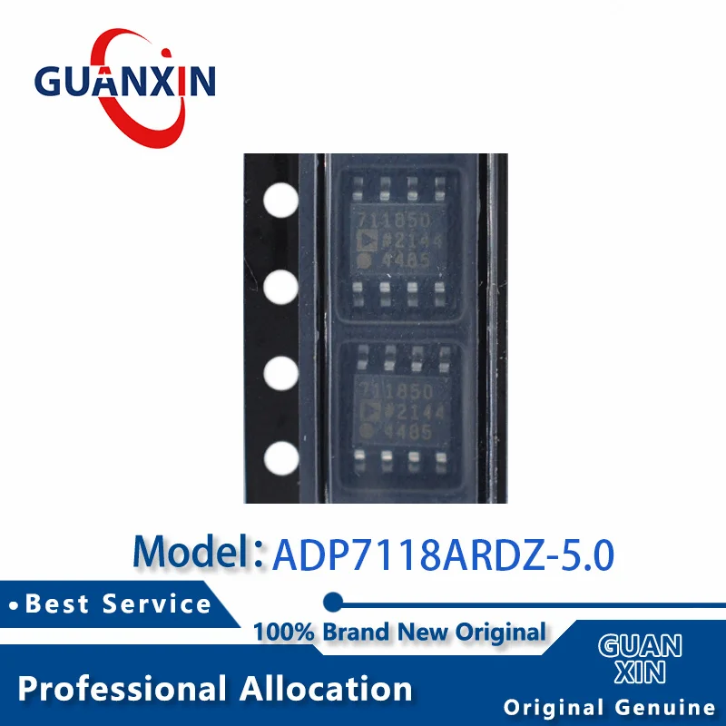 

100% New ADP7118ARDZ-5.0 ADP7118ARDZ-5.0-R7 SOIC-8 Marking 711850 ADP7118