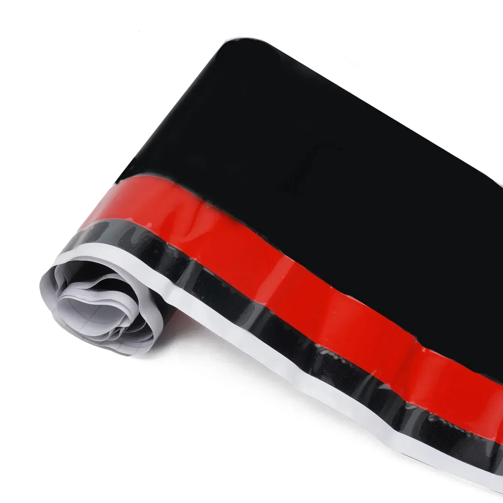 55'' * 7'' Rally Stripes Racing Trim Car Body Front Hood Decal  Matte Black With Red Vinyl Car Sticker Car Styling