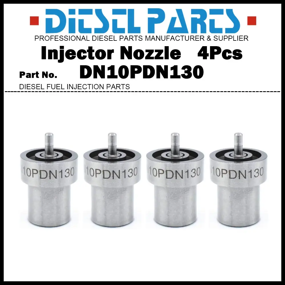 4Pcs Diesel Fuel Injector Nozzle Tips DN10PDN130 for Mitsubishi Pajero Montero Sport L200 L300 Delica 4D56 MD196607 MD338904
