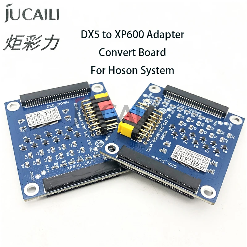 JUCAILI DX5 to XP600 Adapter Card for Hoson xp600 Printhead solvent printer connecting board Inkjet printer transfer board