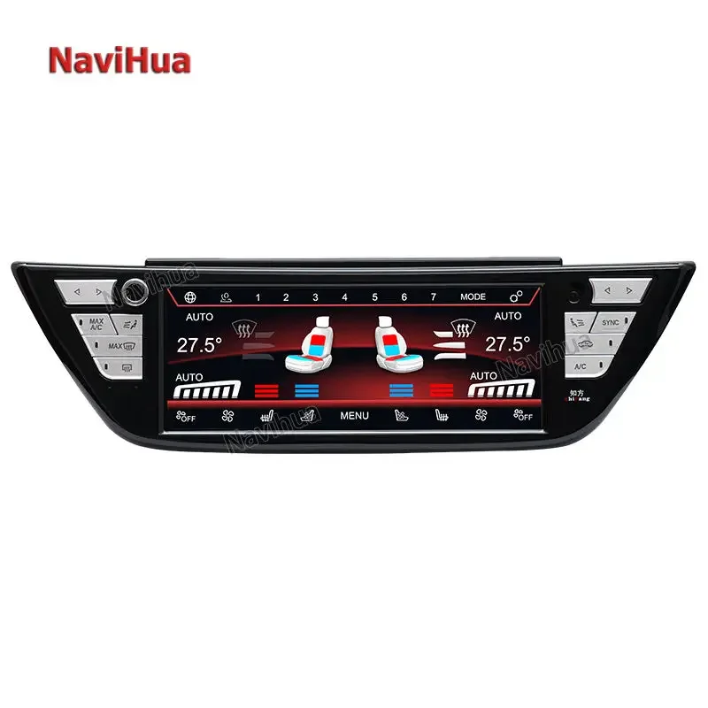 NaviHua Digital AC Screen Air Conditioning Panel Climate Control LCD Display Monitor for BMW G30 X3 X4 5 Series 6 Series