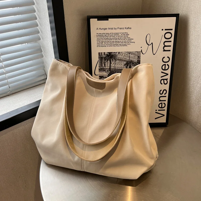 

Women's Bag New Large Capacity Tote Bag Casual Canvas Women Shoulder Bags Lightweight Handbags Back to School