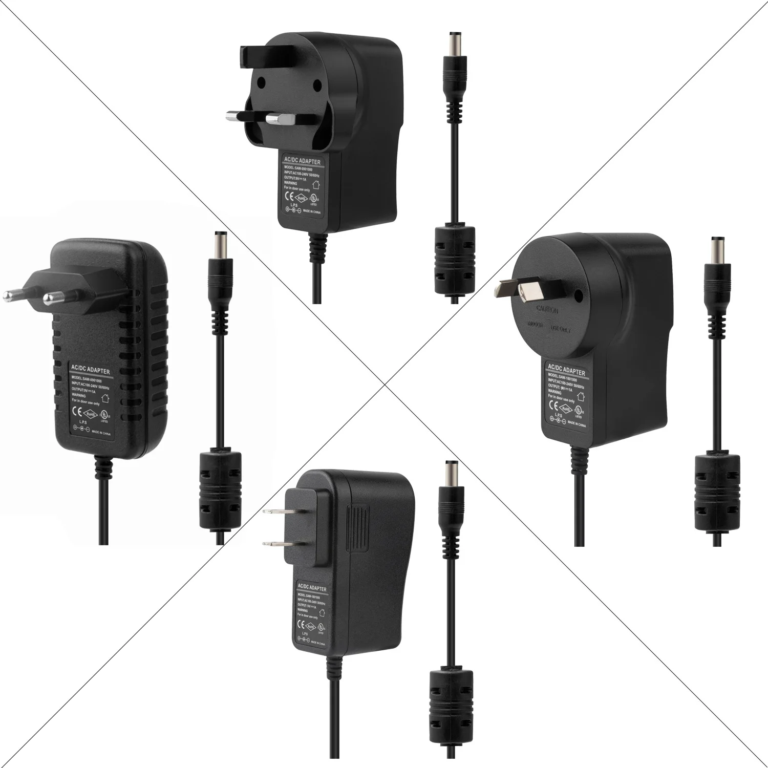 9V 1A Ac/Dc Adapter… - image