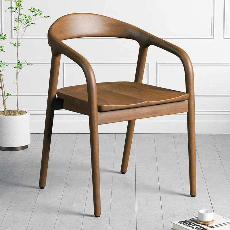 Sillas de Comedor nórdicas de madera, tocador ergonómico, Silla de Comedor de cocina moderna, diseño italiano, muebles relajantes para el hogar, Silla Comedor LLDC