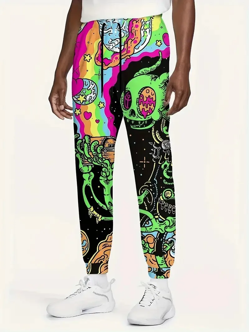 

Новые мужские брюки весной и осенью 2025 года – это повседневные, модные, мягкие, удобные и простые, с 3D-принтом и инопланетянина.