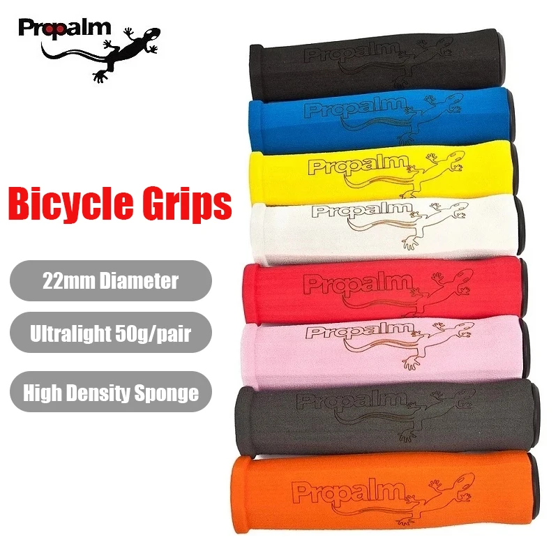 Propalm HY-F001 Ultralight Bicycle Grips Soft Anti-slip Sponge MTB Cuffs Gauntlet Mountain Bike Handlebars Grips Bicycle Handles