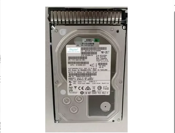 

For 819078-001 2TB 7.2K SAS 3.5 inch 818365-B21 server