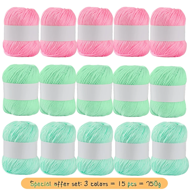 

Multi-Color Wool Blended Yarn, Multiple 3-Color Blended 6-Strand Yarns, High-Quality Yarn Suitable for Knitting Sweaters, Scarves, Gloves, Hats, Coats, Etc. 1 Bag = 3 Colors = 15 Skeins