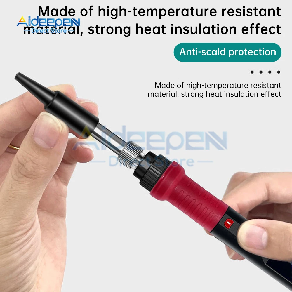 80W Electric Soldering Iron Adjustable Temperature LED Digital Display Thermostatic Iron Suitable for Jewelry Electrical Repair