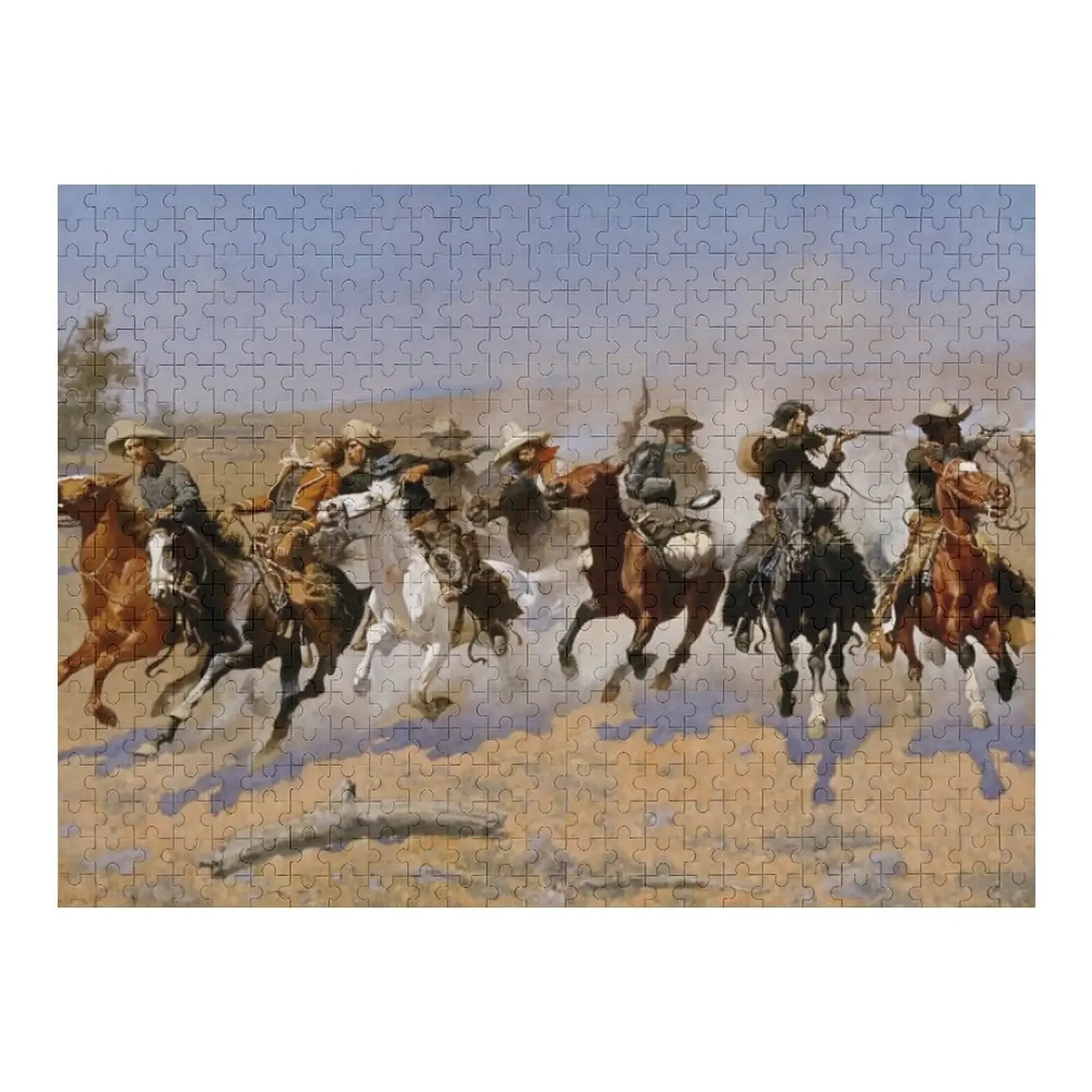 

Головоломка «Dash For the Timber» от Frederick Remington, изображение-пазл по индивидуальному заказу, деревянная головоломка для взрослых