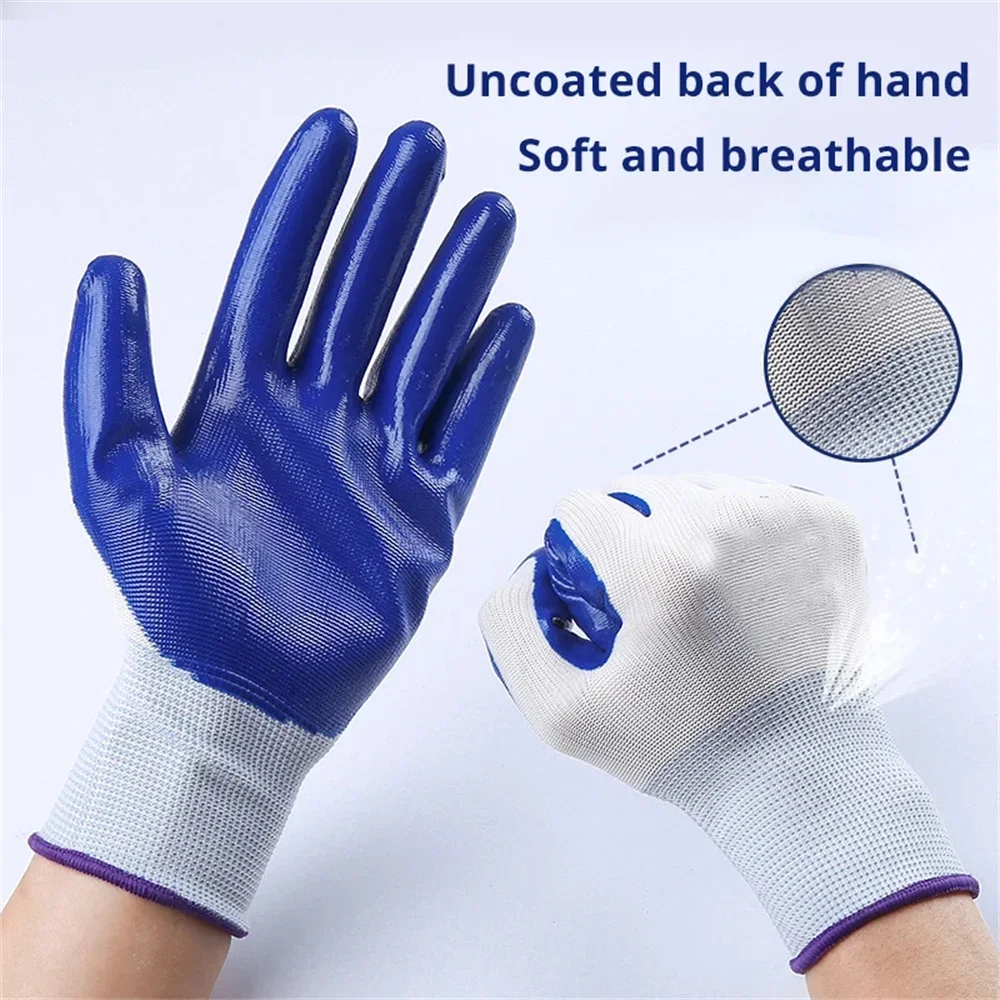 Thin Latex Non-slip Wear-resistant Work Gloves, Rubber Dip Glue Rubber Skin Thickened Thin Gloves, Labor Protection