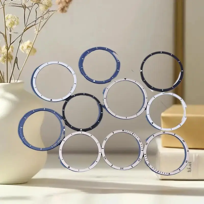 ساعة جالاكسي 8 منقوشة بسرعة الزمن، غطاء ومصد 40 مم 44 مم، واقي شاشة معدني، ملحقات ساعة مميزة #2