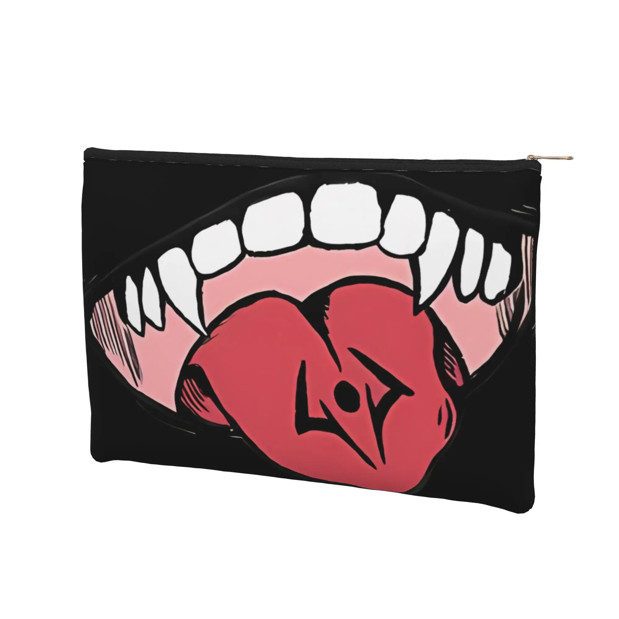 Stylish jJujutsu Kaisenn Gothic Vampire Tough Makeup Bag Toiletry Bag with Zipper Cosmetic Pouch